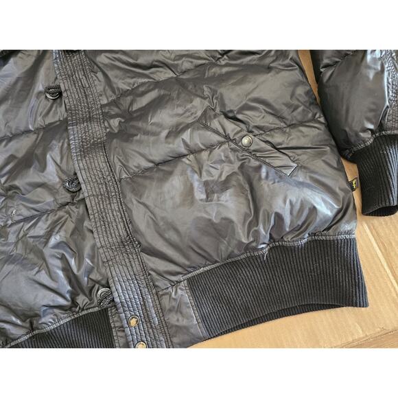 ALPHA INDUSTRIES Combat N-2B Short Waist Down Parka Black/Forest Green size 3XL - Picture 2 of 16